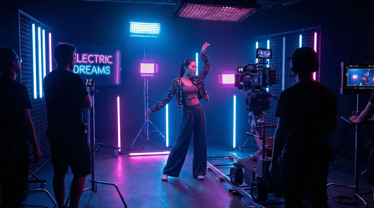 黑丝MV拍摄视频